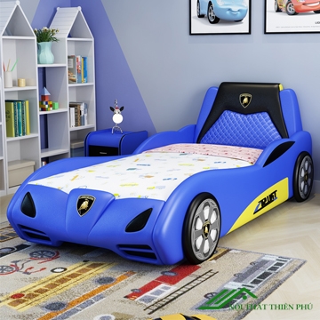 Giường ngủ cho bé trai hình ô tô đẹp - GN 11