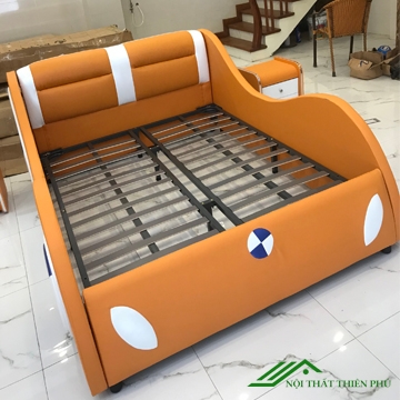 Giường ngủ cho bé trai hình ô tô đẹp - GN 11