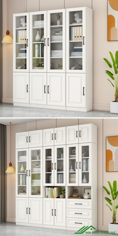 Kệ sách đa năng phòng làm việc - KS 09