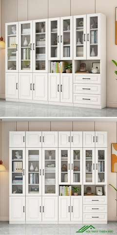 Kệ sách đa năng phòng làm việc - KS 09