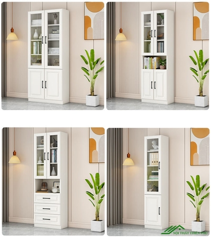 Kệ sách đa năng phòng làm việc - KS 09