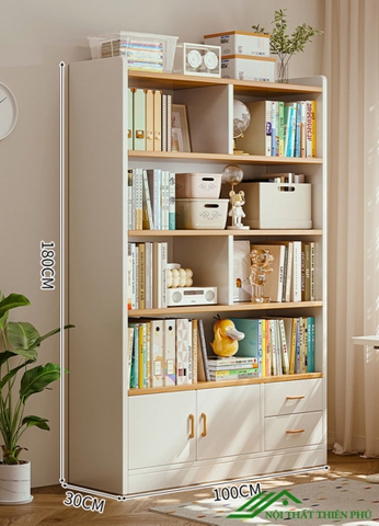 Kệ sách đa năng tiện ích phòng làm việc- KS 08