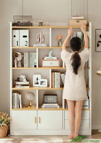 Kệ sách đa năng tiện ích phòng làm việc- KS 08