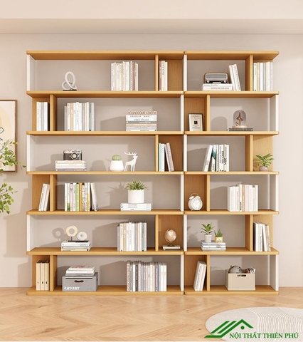 Kệ sách gỗ góc tường - KS 03