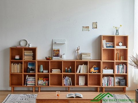 Kệ sách gỗ hiện đại - KS 02