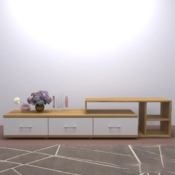 Kệ tivi kết hợp giá sách độc đáo - TV 24