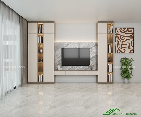 Kệ tivi kết hợp hệ tủ hiện đại - TV 60
