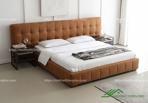 Giường ngủ bọc da hiện đại BD27