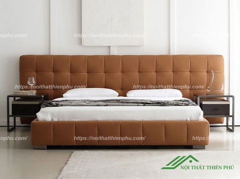Giường ngủ bọc da hiện đại BD27