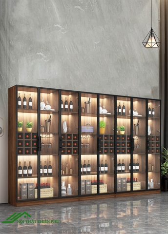Mẫu tủ rượu 3 cánh hiện đại đa năng - TR 13