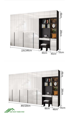 Tủ Quần Áo Hiện Đại - QA 61