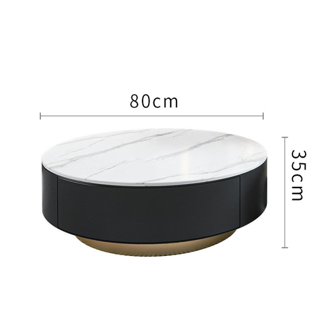 Bàn Trà Tròn Mặt Đá - BT 73