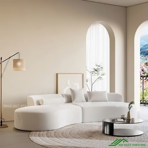 Sofa cong phong cách Bắc Âu - SF 123