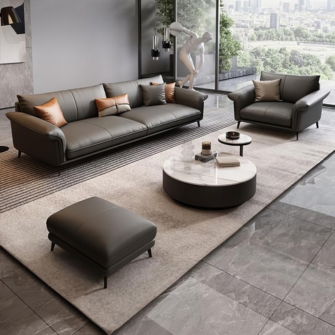 Sofa da cao cấp phòng khách - SF 102