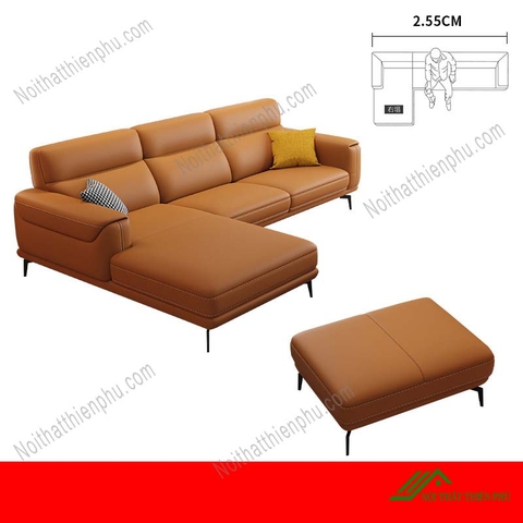 Ghế Sofa Da Góc Bắc Âu Hiện Đại - SF 20