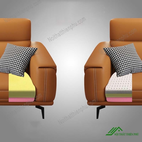 Ghế Sofa Da Góc Bắc Âu Hiện Đại - SF 20