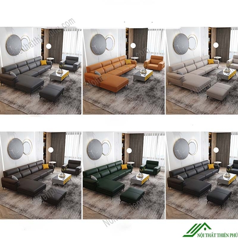 Ghế Sofa Da Góc Bắc Âu Hiện Đại - SF 20