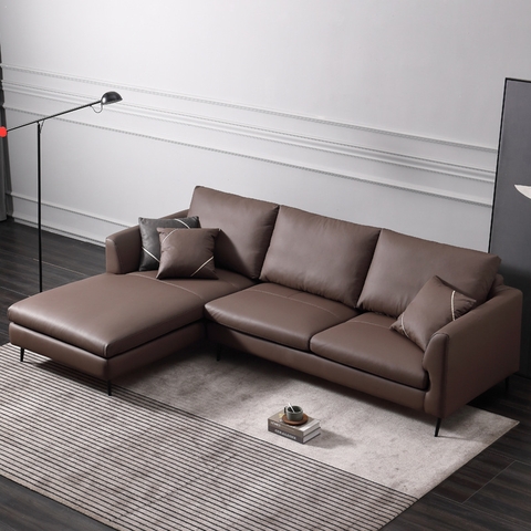 Ghế Sofa Da Góc Hiện Đại - SF92