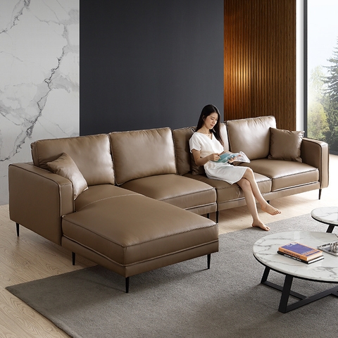 Ghế Sofa Da Chữ L Sang Trọng - SF 93