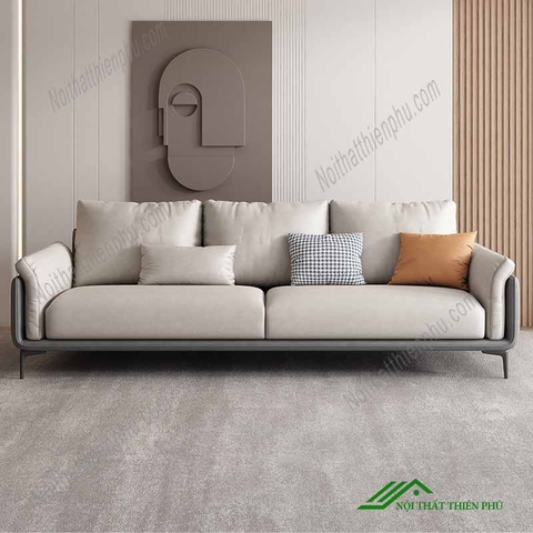 Ghế Sofa Văng Da Kết Hợp Nỉ Hiện Đại - SF 005