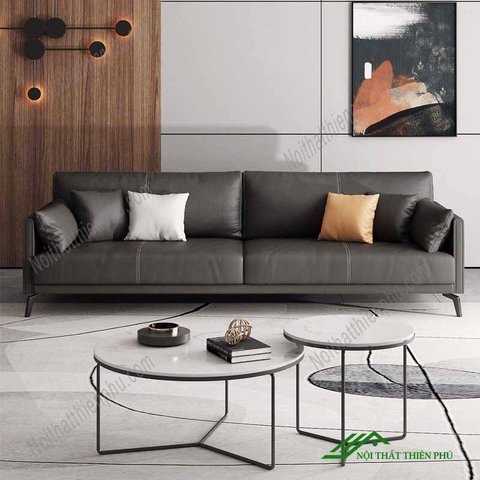 Ghế Sofa Da Marcus Sang Trọng - SF 006