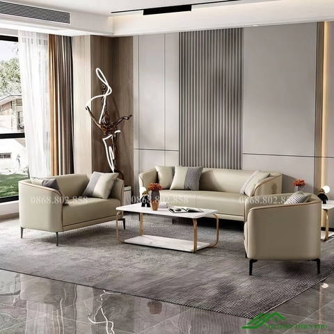 Sofa da phong cách Bắc Âu - SF 124