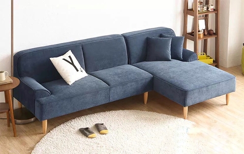Sofa Chữ L Nỉ Bền Đẹp Hà Nội Giá Rẻ - SF 52