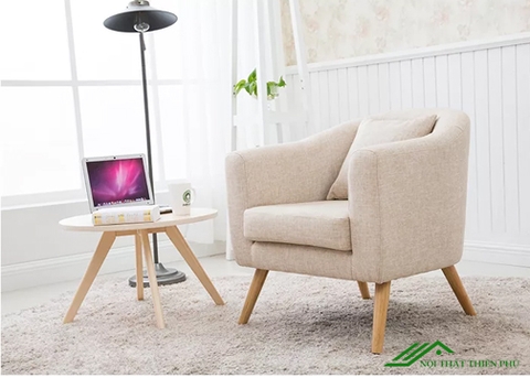 Ghế Sofa Đơn Nỉ Phong Cách Bắc Âu - SF 72