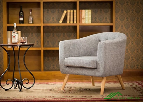 Ghế Sofa Đơn Nỉ Phong Cách Bắc Âu - SF 72