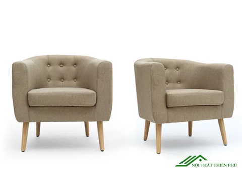 Ghế Sofa Đơn Nỉ Phong Cách Bắc Âu - SF 72