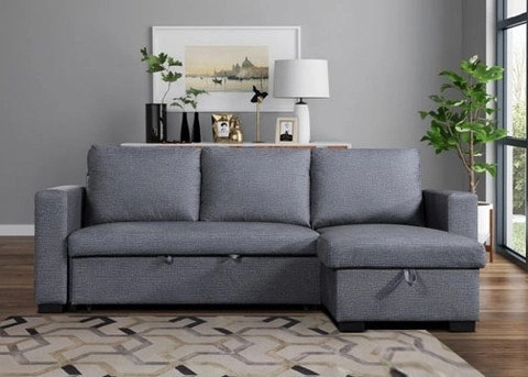 Sofa Giường Chữ L 2 Ngăn Kéo Hiện Đại - SF 87