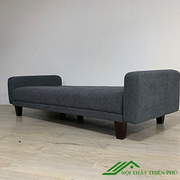 Sofa Giường Nỉ Xám Tối Hiện Đại- SF 48