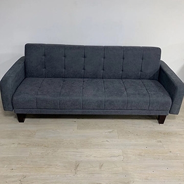 Sofa Giường Nỉ Xám Tối Hiện Đại- SF 48