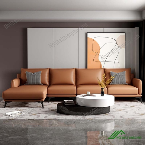 Sofa Góc Da Hiện Đại Giá Rẻ - SF 21