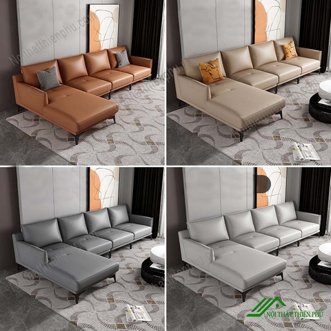 Sofa Góc Da Hiện Đại Giá Rẻ - SF 21