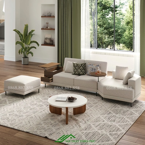 Sofa góc hiện đại phòng khách - SF 122