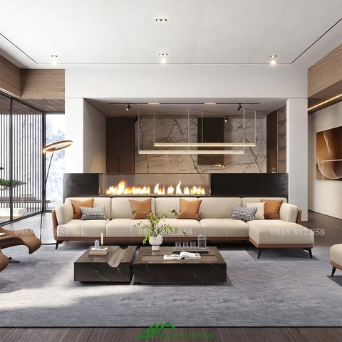 Sofa góc hình chữ L đẹp - SF 116