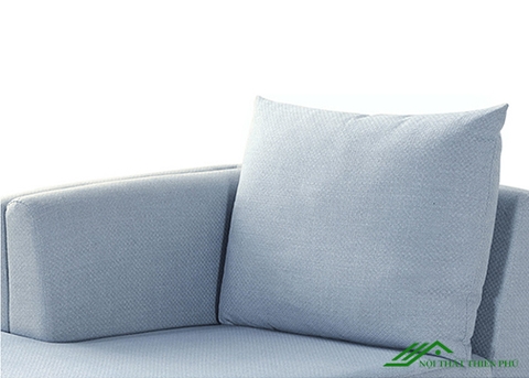 Sofa Góc Gỗ Tự Nhiên Bọc Nỉ Giá Rẻ - SF 55