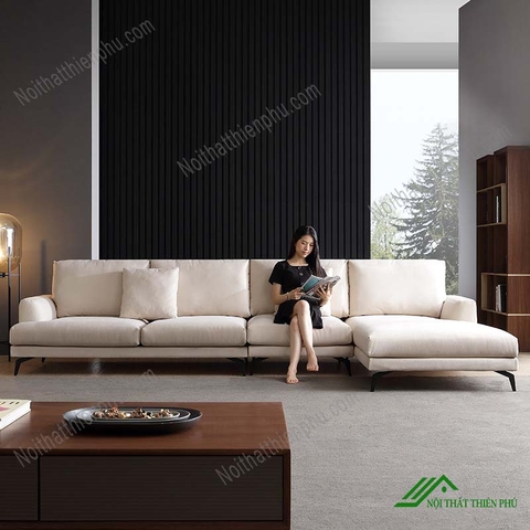 Sofa Góc Nỉ Bắc Âu Hiện Đại - SF 98