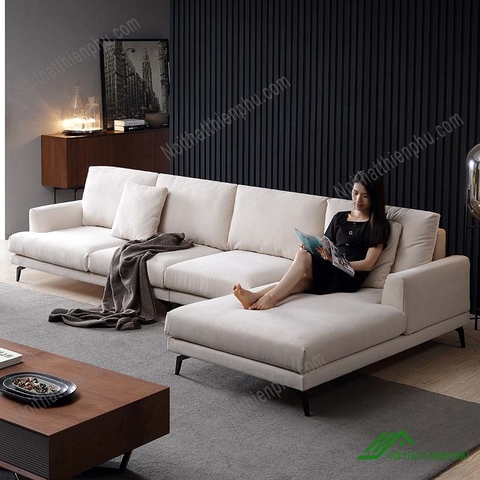 Sofa Góc Nỉ Bắc Âu Hiện Đại - SF 98