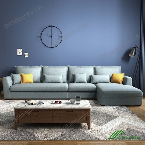 Sofa Nỉ Chữ L Sang Trọng Hiện Đại - SF 002