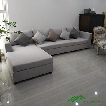 Sofa Góc Bọc Nỉ Phòng Khách - SF 56