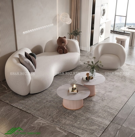 Sofa hạt đậu phòng khách kiểu hàn quốc - SF 112