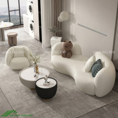 Sofa hạt đậu phòng khách kiểu hàn quốc - SF 112