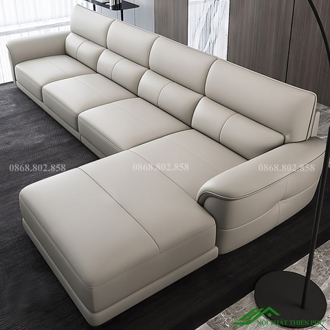 Sofa da phòng khách phong cách châu âu - SF 111