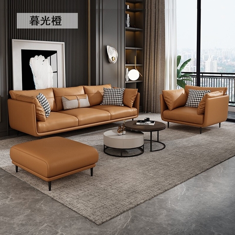 Sofa văng da hiện đại 2m - SF 19