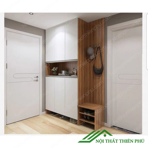 Tủ giày hiện đại chung cư 1m4x2m4 - TG 01