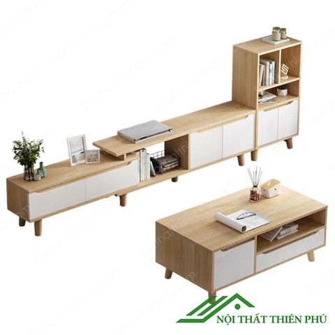 Kệ tivi gỗ công nghiệp hiện đại 1m6 giá rẻ - TV 19