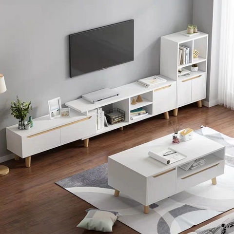 Kệ tivi gỗ công nghiệp hiện đại 1m6 giá rẻ - TV 19