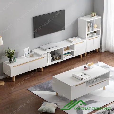 Kệ tivi gỗ công nghiệp hiện đại 1m6 giá rẻ - TV 19